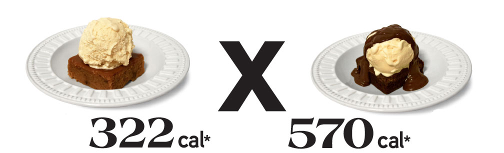 Divulgação Batalha das calorias: brownie de doce de leite x brownie de Nutella