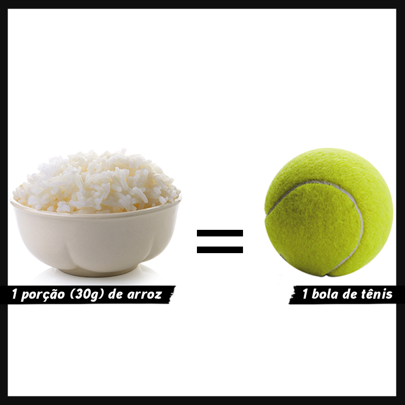 A quantidade certa de cada alimento para n&atilde;o escorregar na dieta