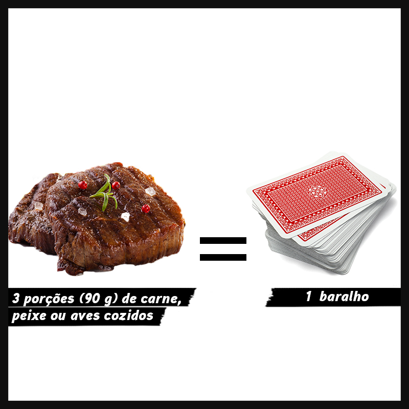 A quantidade certa de cada alimento para n&atilde;o escorregar na dieta