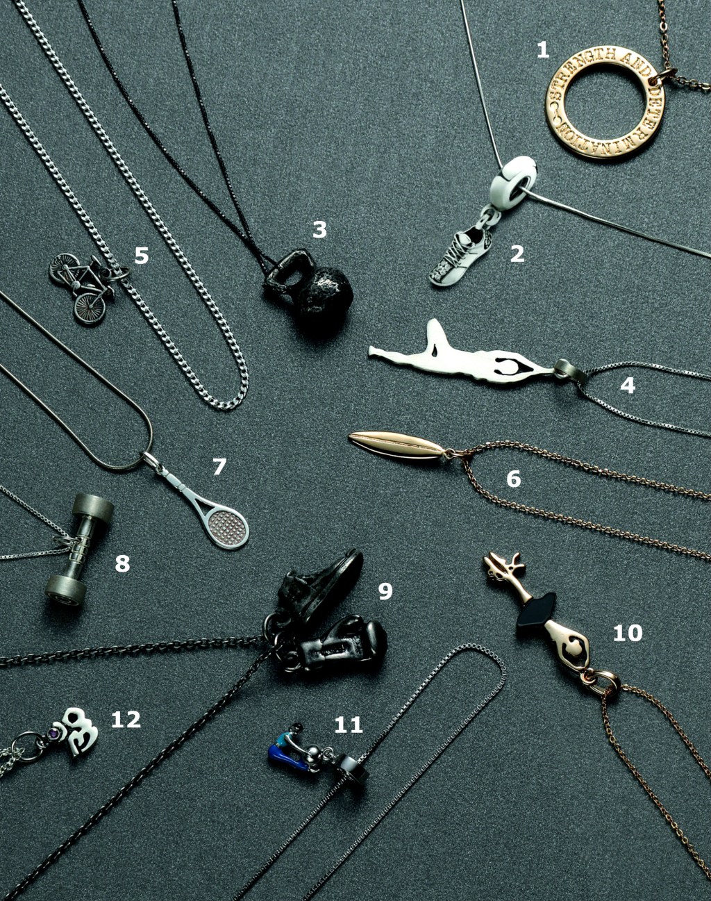 12 pingentes esportivos para quem é apaixonada pelo mundo fitness