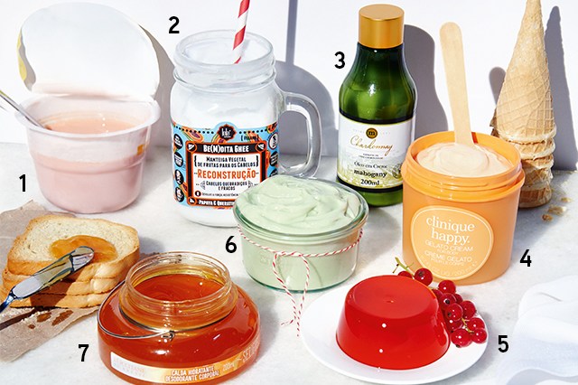 7 cosméticos divertidos para pele e cabelo inspirados em comidas