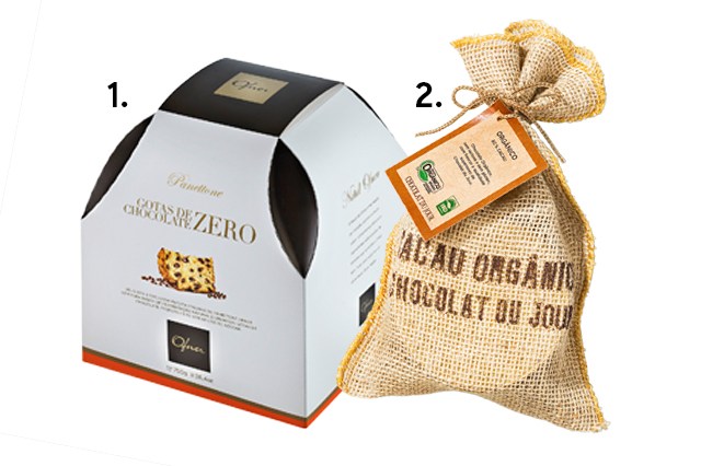 Seleção com 7 chocotones e panetones saudáveis para o Natal