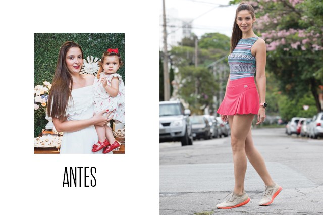 Após depressão, mãe perdeu 24kg com treino e reeducação alimentar