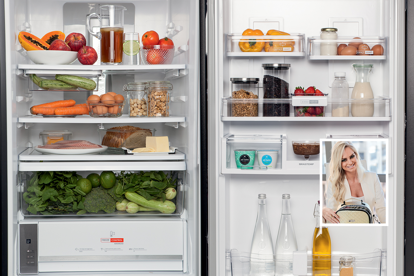 Nutricionistas mostram o que t&ecirc;m na geladeira para manter a dieta