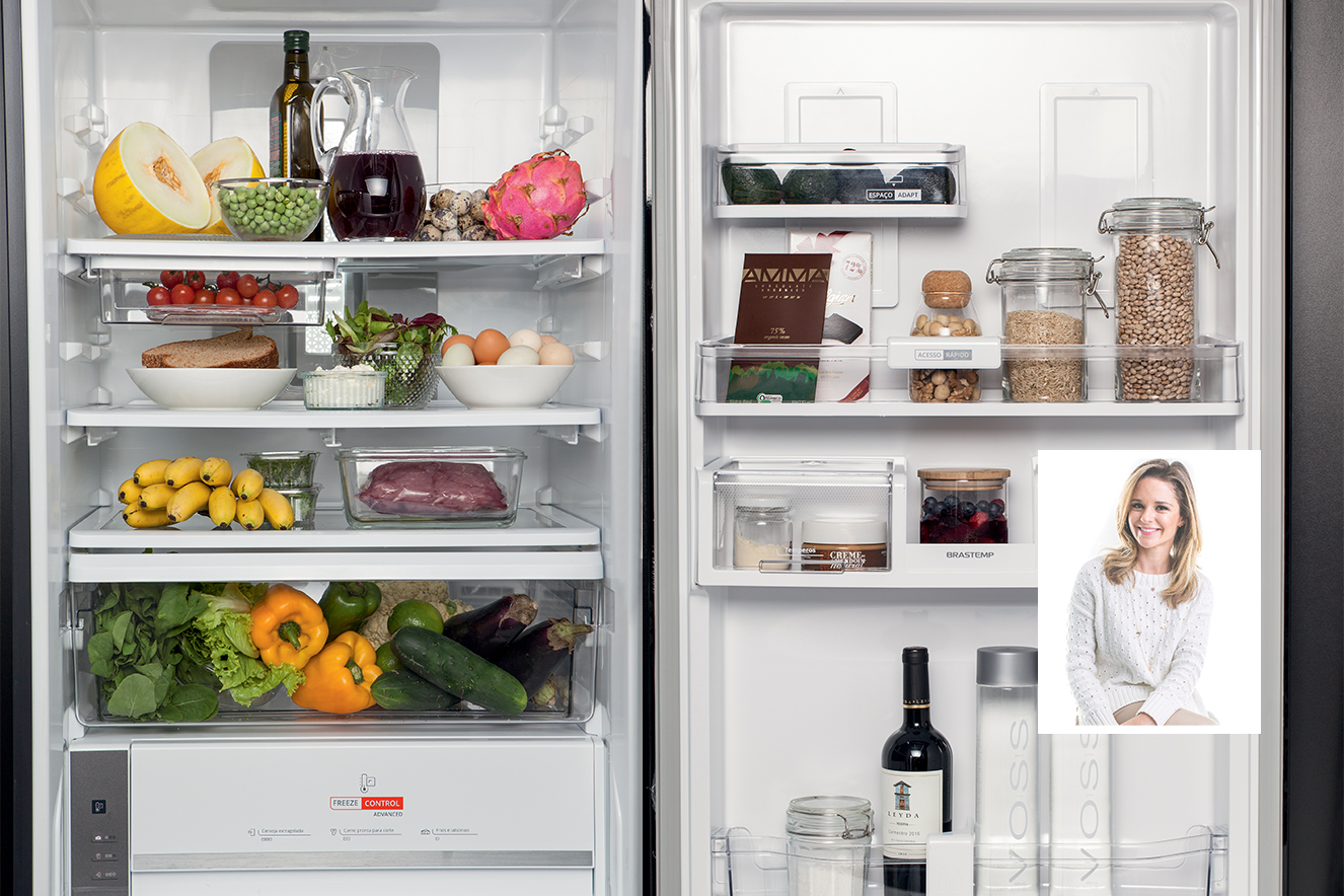 Nutricionistas mostram o que t&ecirc;m na geladeira para manter a dieta