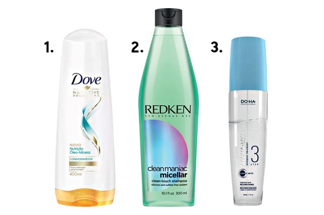 Água micelar para couro cabeludo 3 produtos para o cabelo que têm água micelar na fórmula