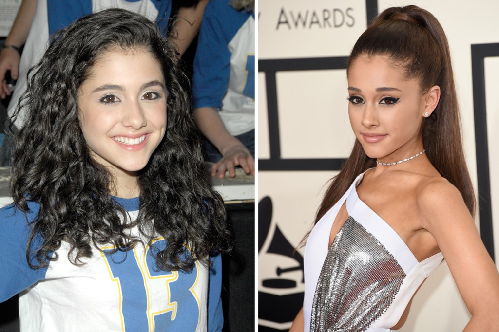 antes-depois-cabelo-ariana-grande Cor e textura originais do cabelo de 6 mulheres famosas