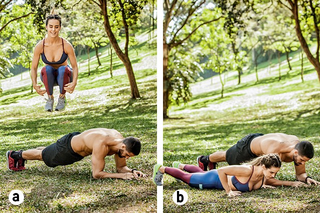 Treino para fazer em casal Treino de 25 minutos para fazer em dupla, acelerar o metabolismo e definir