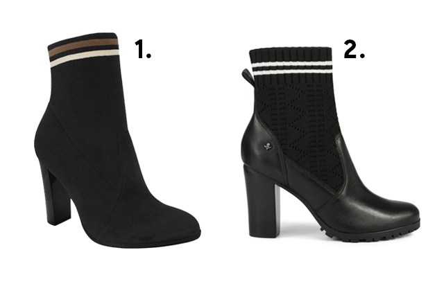 botas-detalhe-meia Botas de salto alto com pegada esportiva estão com tudo no inverno 2018