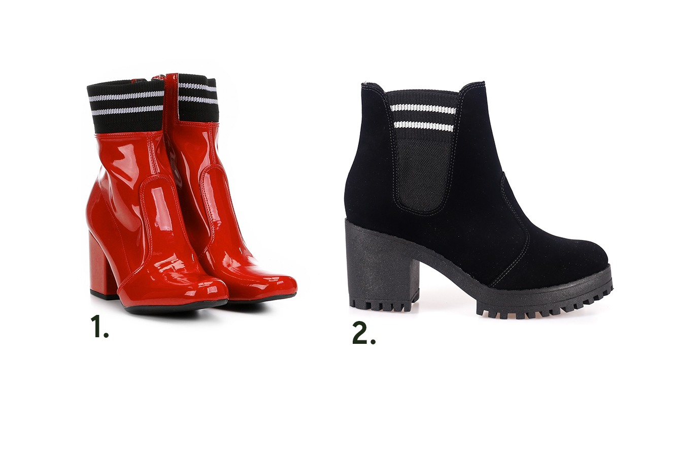 Botas de salto alto com pegada esportiva est&atilde;o com tudo no inverno 2018