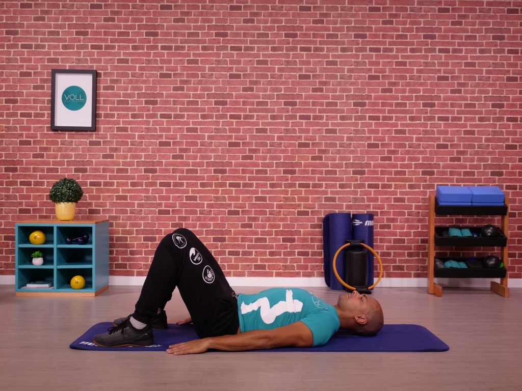 ponte – posição inicial Pra ficar bem hoje: treino simples para acabar com a dor na lombar