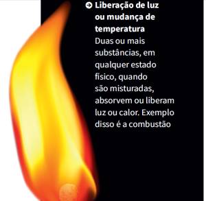 Transformações: Reações químicas