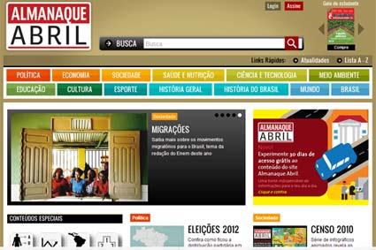 Confira a vers&atilde;o digital do Almanaque Abril