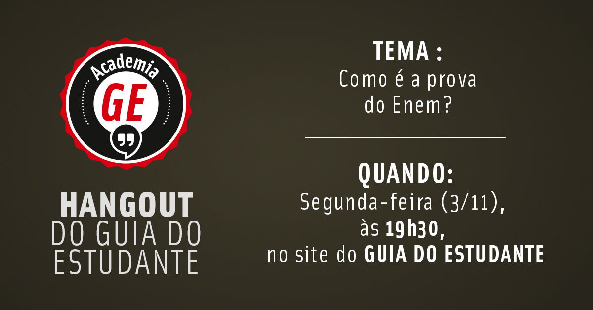 Academia GE &ndash; Semana especial: Como &eacute; a prova do Enem?