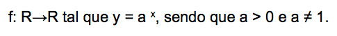 Resumo de matemática: Função exponencial