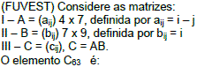 Matrizes – Álgebra Linear