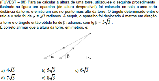 Triângulo Retângulo – Trigonometria