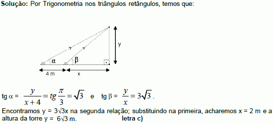 Triângulo Retângulo – Trigonometria