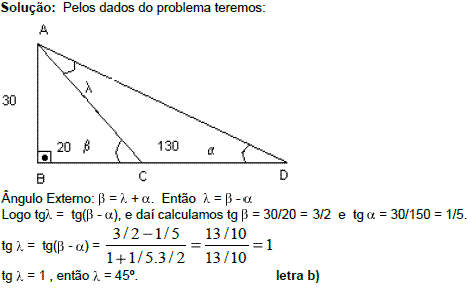 Soma e Subtração de Arcos – Trigonometria