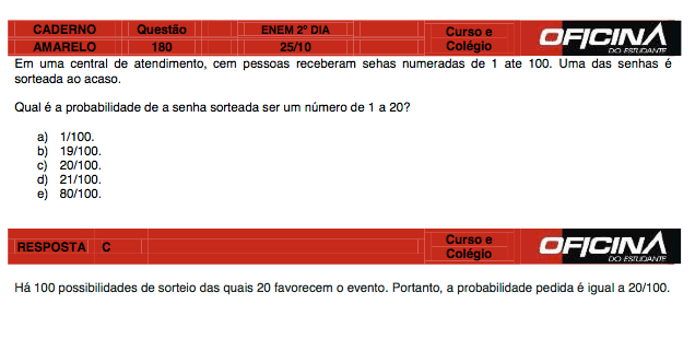 Enem 2015: correção da questão 180