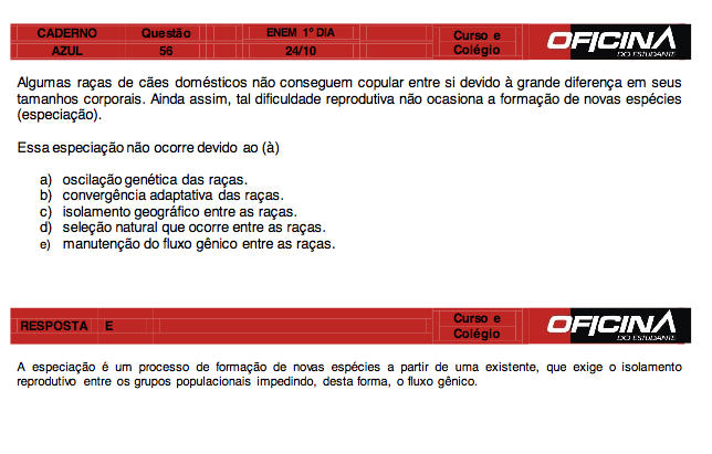 Enem 2015: correção da questão 56