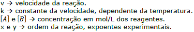 Cinética química e Equilíbrios químicos