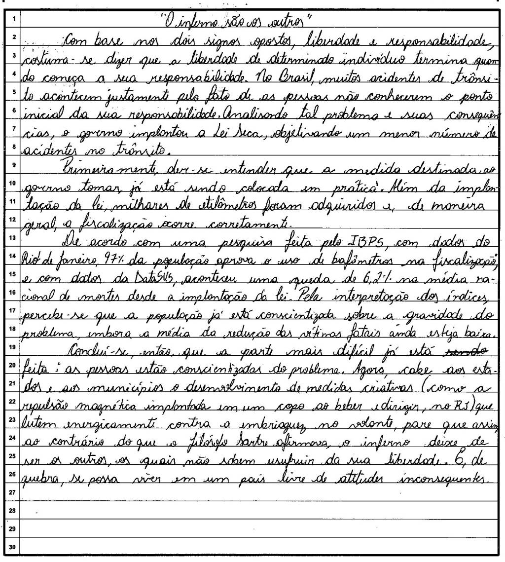 Leia redações que receberam nota máxima no Enem 2013 e veja o que você pode aprender com elas