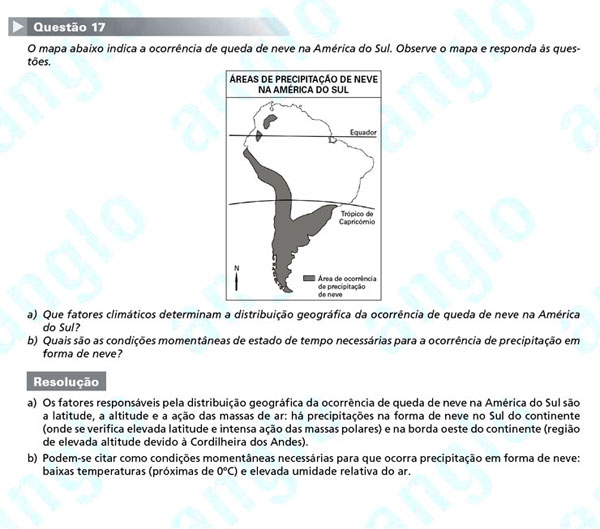 Unicamp 2012: Questão 17 (segunda fase) – Ciências Humanas