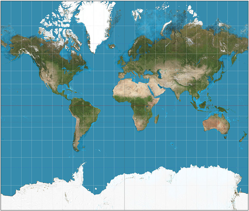 Escolas nos EUA adotam mapa que destaca regiões periféricas
