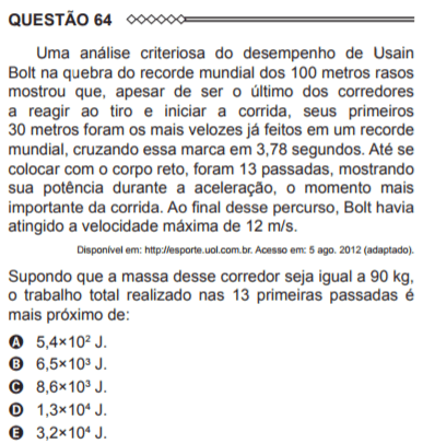 Como cai na prova: Física mecânica