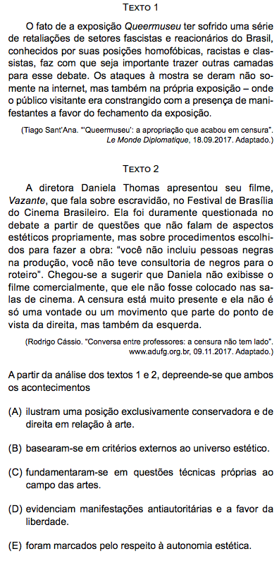 Como a Unesp cobrou atualidades no vestibular