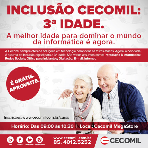 inclusão terceira idade Proposta de redação: Desafios para a inclusão digital da terceira idade