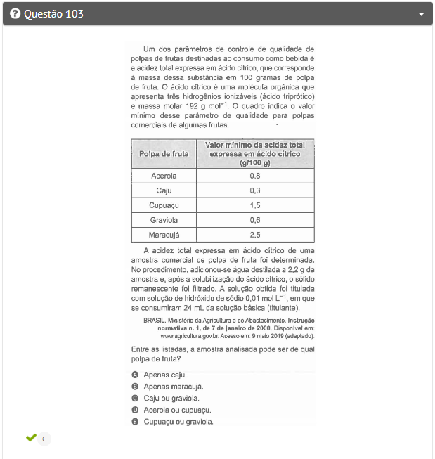 qupimica 1.1 Enem 2019: as questões mais difíceis de Ciências da Natureza, resolvidas