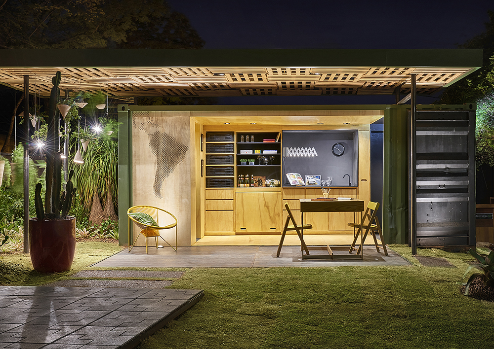CASA COR Minas: um container de 14 m² com mil possibilidades de uso