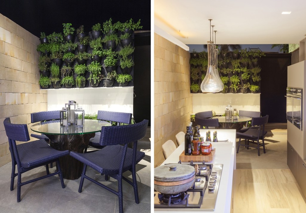 CASA COR Minas 2015: Horta vertical é destaque em Cozinha Gourmet