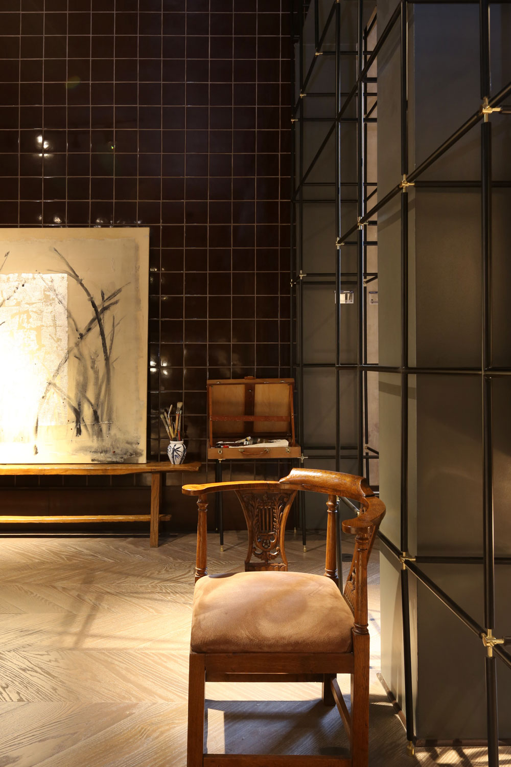 CASA COR SP: Ambiente de 70 m² reúne arte e celebra o conhecimento
