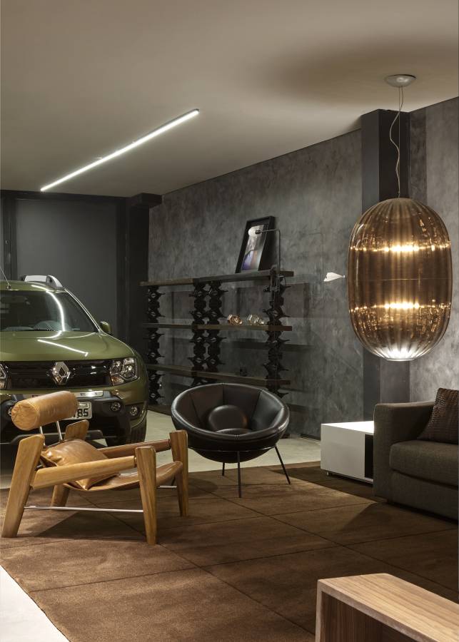 CASA COR MG: Garagem Renault tem bar, estar e espaço gourmet