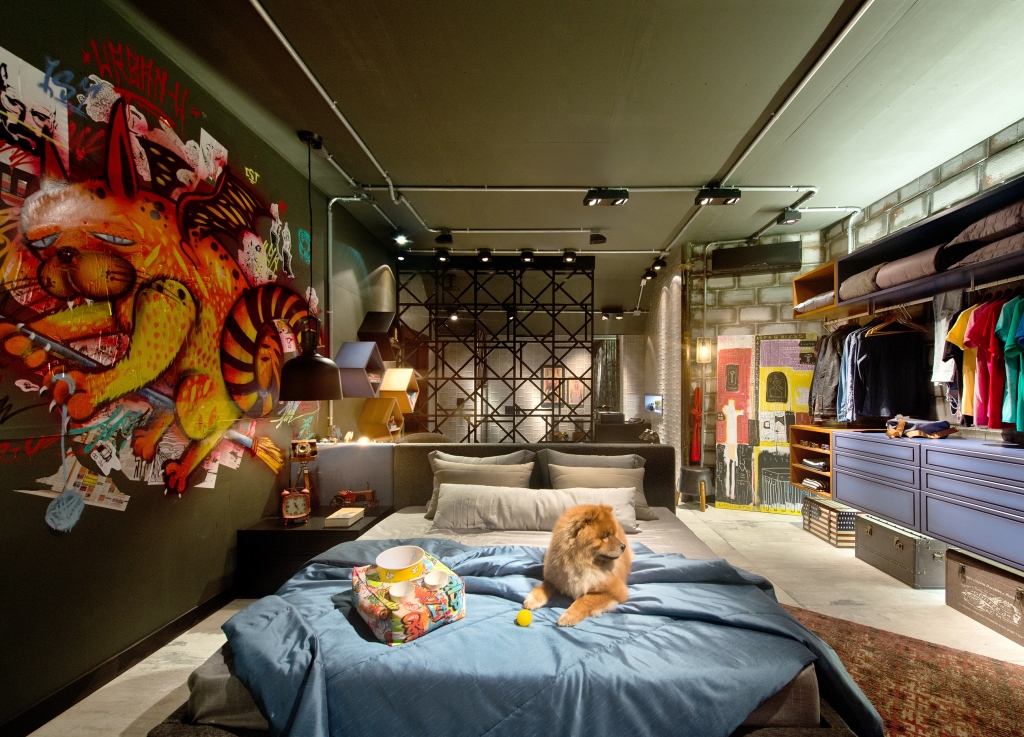 Casa Cor SC 2015: Suíte despojada e urbana para um jovem rapaz