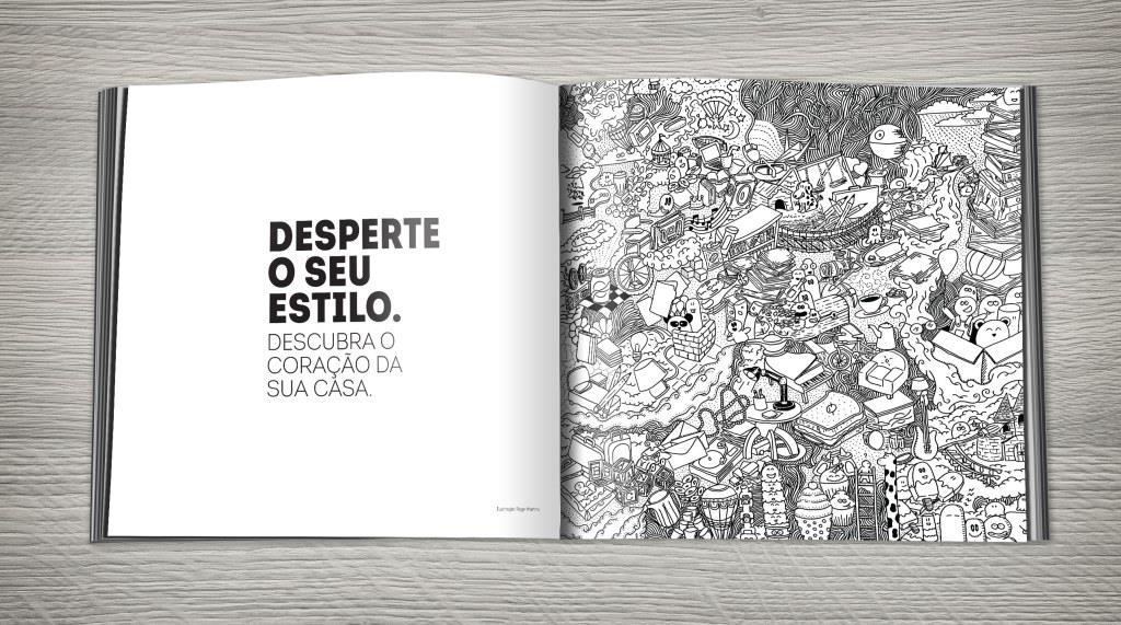 Um livro de colorir especialmente para arquitetos!