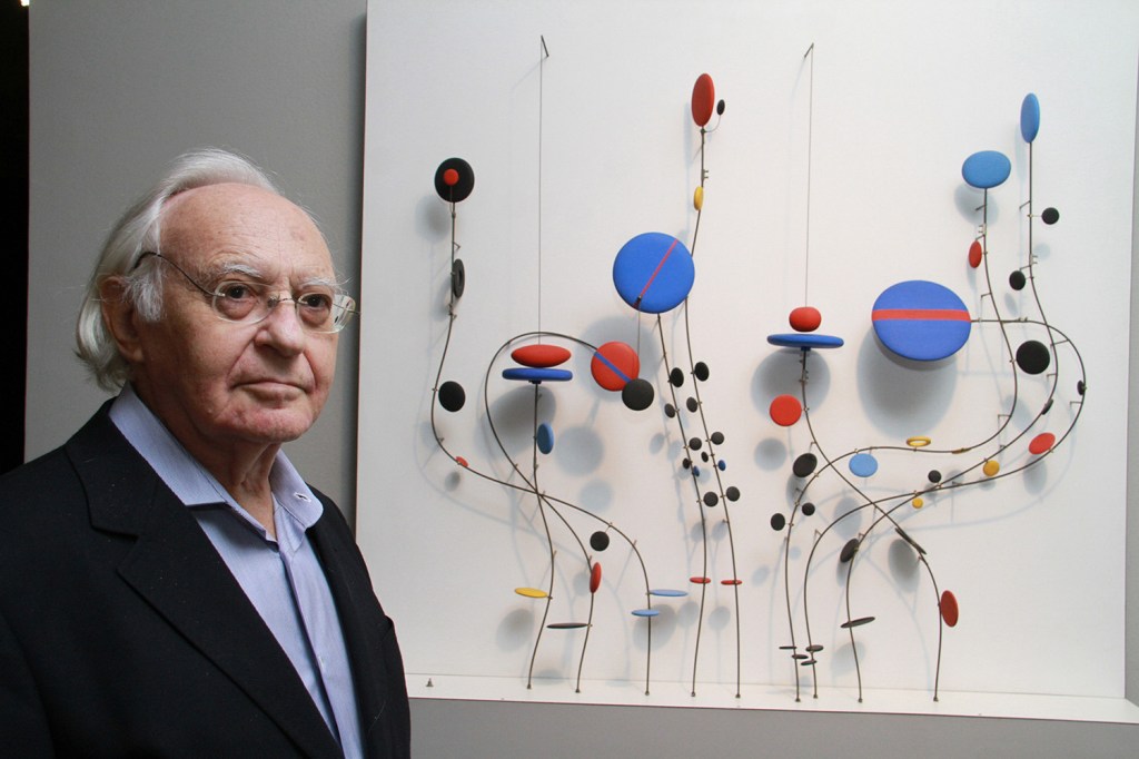 Abraham Palatnik, artista plástico. Abraham Palatnik ganha exposição no CCBB do Rio de Janeiro