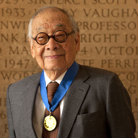 IM Pei é premiado pelo Instituto Americano de Arquitetura