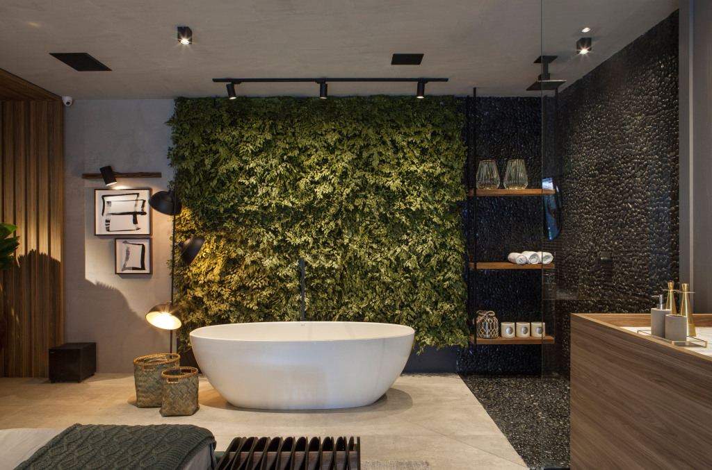 CASACOR Franca: Tons de cinza e verde marcam o Loft do Designer