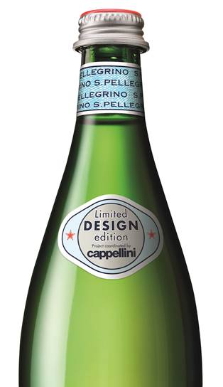 S.Pellegrino irá lançar garrafa comemorativa na Milan Design Week