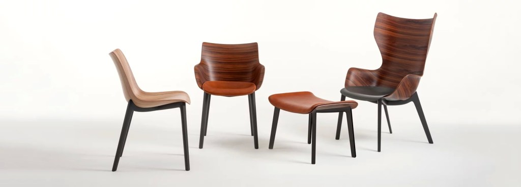 philippe-starck-woody-kartell-wood-chairs-designboom-1800 MDW 2018: Philippe Starck inova trabalho da Kartell usando a madeira