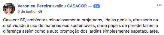 11-avaliacoes-casacorsp-2018 10 avaliações lindas do Facebook sobre a CASACOR São Paulo 2018