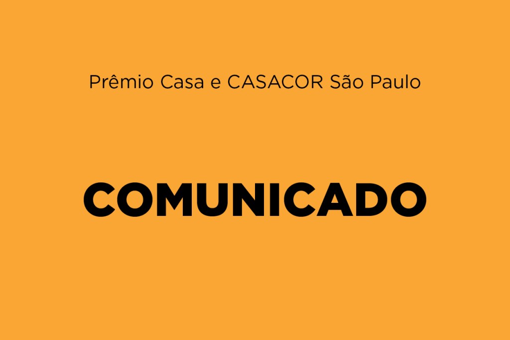 Prêmio CASA 2018 cancela votação pública