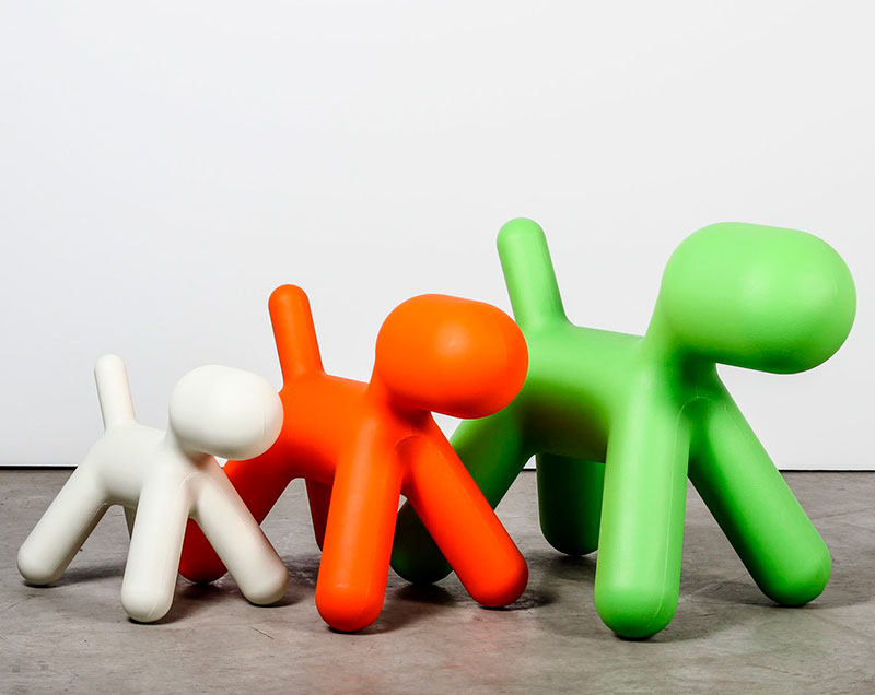 puppy-plastic-dog-magis-eero-aarnio-01 Designers se aventuram e criam peças para o mundo lúdico das crianças