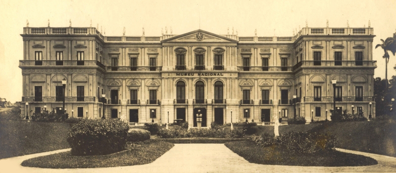 Museu_Nacional_antiga O MASP e o Google oferecem tour virtual pelo Museu Nacional