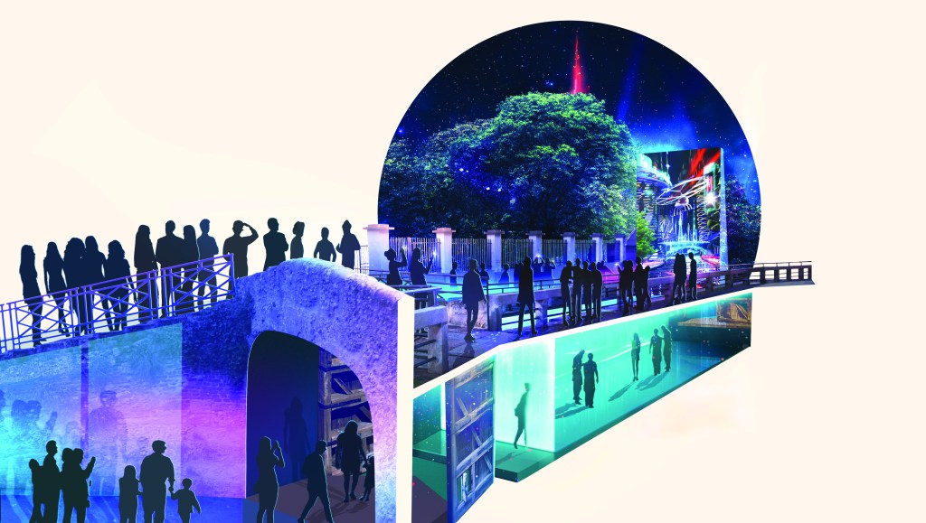 3 NOTTE ORIZZONTALE Salão do Móvel homenageia 500 anos de Da Vinci com a instalação “Aqua”