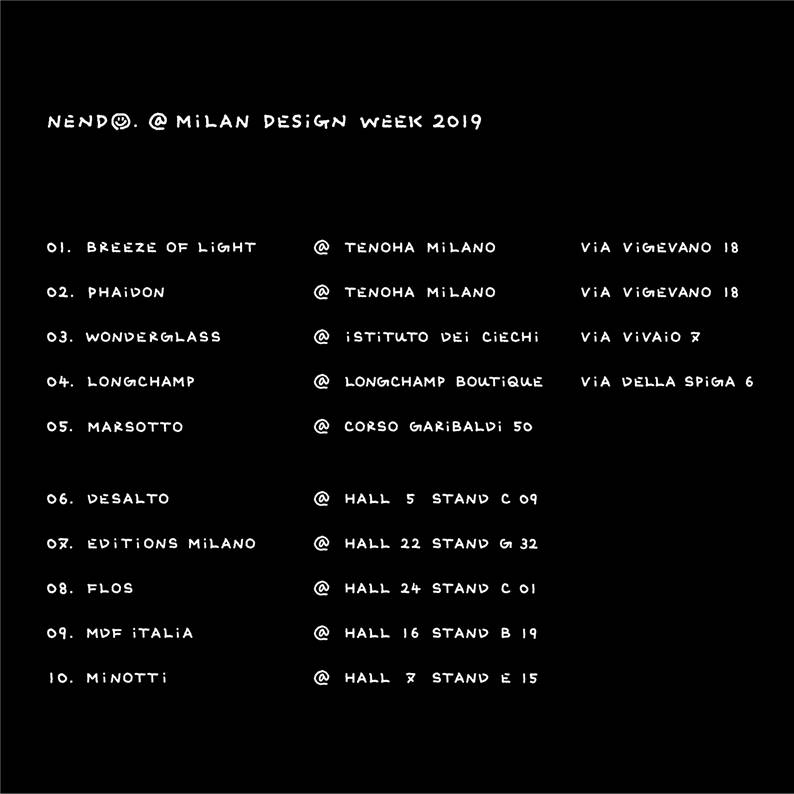 image002 Milão 2019: Nendo por todos os lados